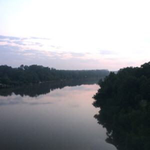 RIVER AT SUNSET